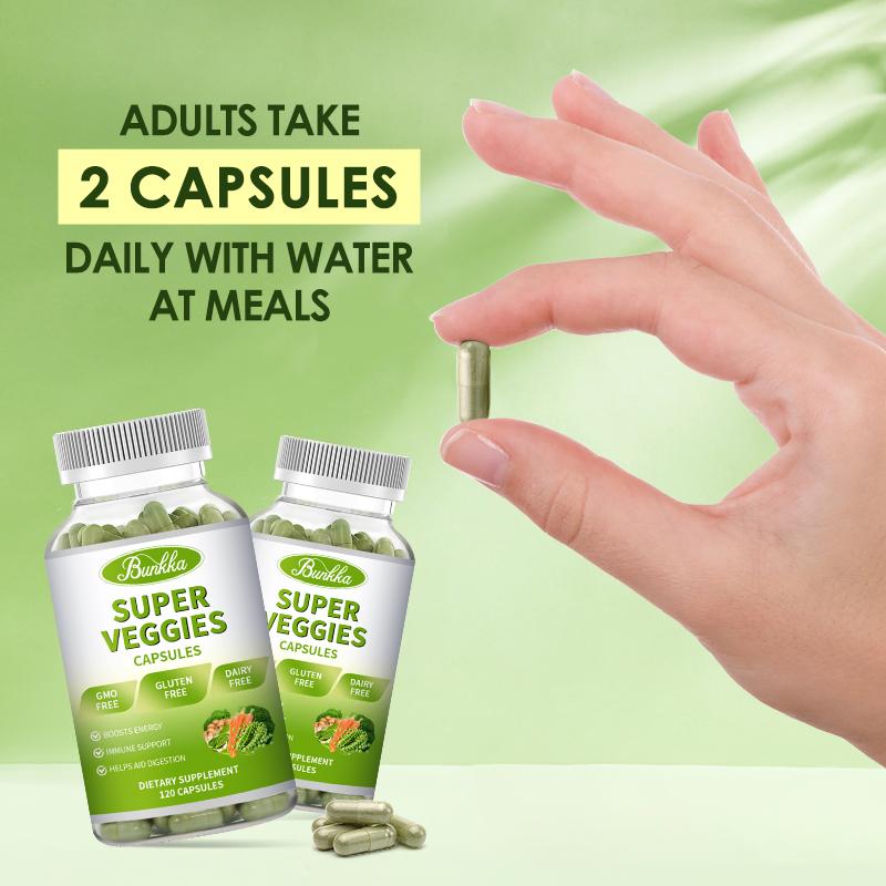 Super Veggies Capsules Dietary Supplement For Immune Support