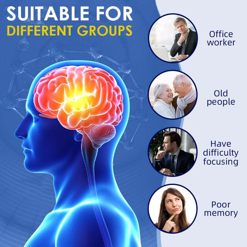 Bunkka Brain Booster Nootropics Capsules with Vitamin B6 Phosphatidylserine Brain Memory Cognitive Health Strengthen Focus