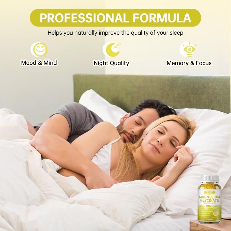 BUNKKA Magnesium Complex 600mg Of Glycinate & Malate Magnesium for Stress Relaxation Muscle & Bone Health Support Nerve Heart Sleep Health