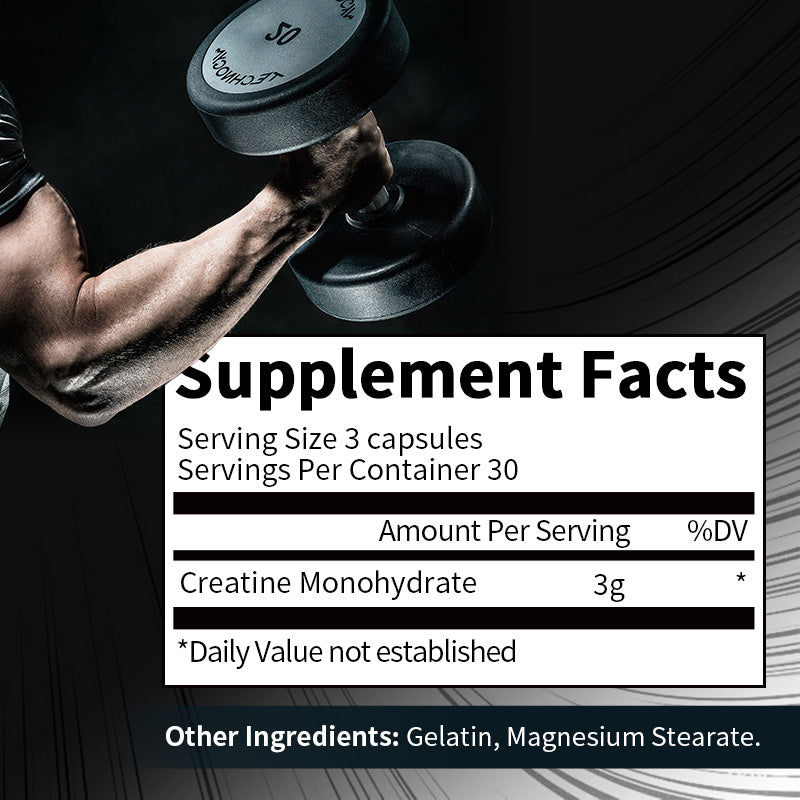 Bunkka Creatine Monohydrate Hard Capsules