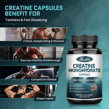 Bunkka Creatine Monohydrate Hard Capsules