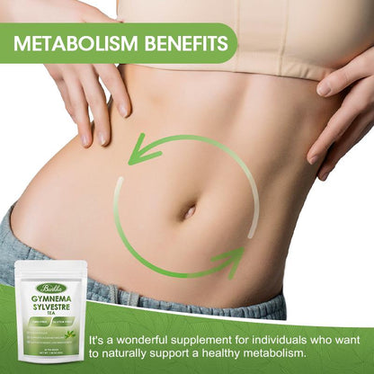 Organic Gymnema Sylvestre Tea For Sugar Metabolism Digestion Supports Weight Loss Management All-Natural and Non-GMO