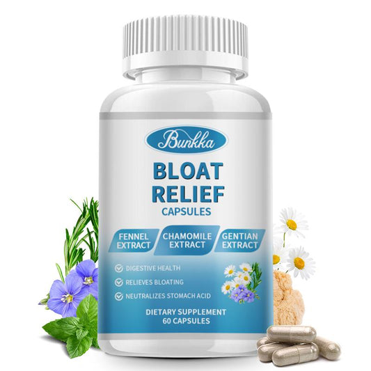 BUNKKA Bloat Relief Capsules