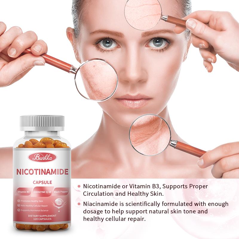 Nicotinamide Vitamin B3 Coenzyme Q10 Capsules