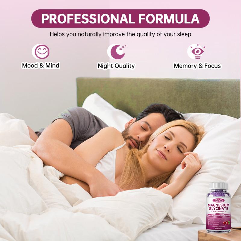 BUNKKA Magnesium Complex 600mg Of Glycinate & Malate Magnesium for Stress Relaxation Muscle & Bone Health Support Nerve Heart Sleep Health
