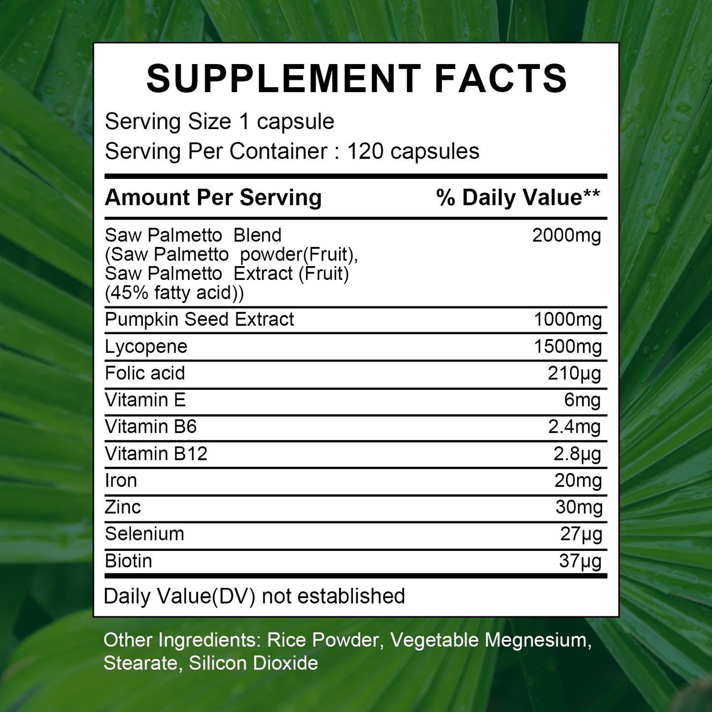 Saw Palmetto Capsules