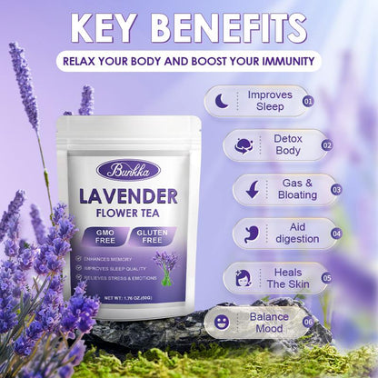 Bunkka Lavender Flower Tea Gluten Free
