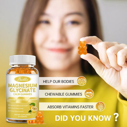BUNKKA Magnesium Complex 600mg Of Glycinate & Malate Magnesium for Stress Relaxation Muscle & Bone Health Support Nerve Heart Sleep Health