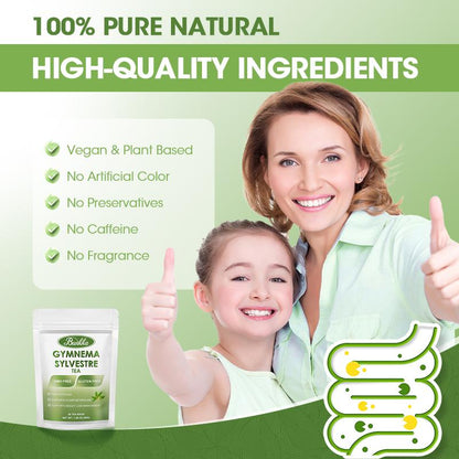 Organic Gymnema Sylvestre Tea For Sugar Metabolism Digestion Supports Weight Loss Management All-Natural and Non-GMO