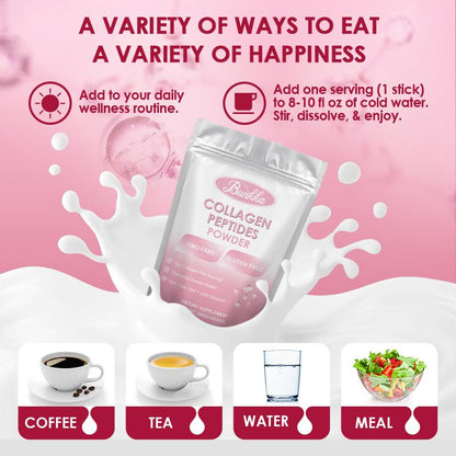 BUNKKA Multi Collagen Protein Powder With Vitamin C For Nails Bones & Joints Support Healthy Skin And Hair