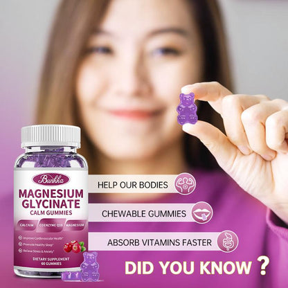 BUNKKA Magnesium Complex 600mg Of Glycinate & Malate Magnesium for Stress Relaxation Muscle & Bone Health Support Nerve Heart Sleep Health