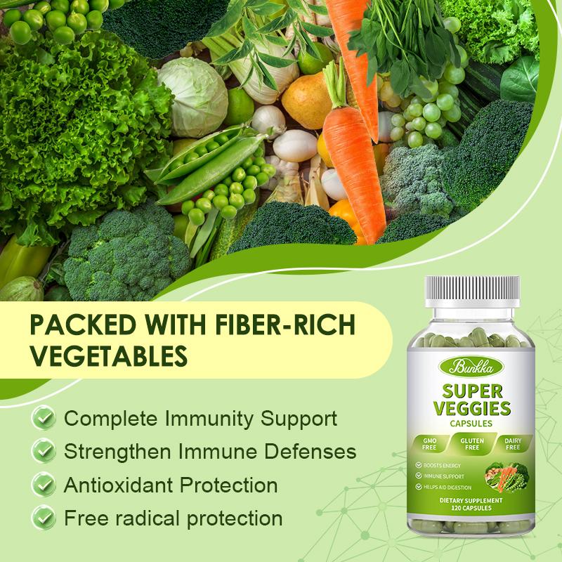 Super Veggies Capsules Dietary Supplement For Immune Support