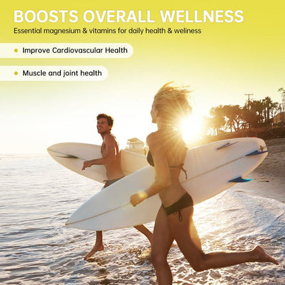 BUNKKA Magnesium Complex 600mg Of Glycinate & Malate Magnesium for Stress Relaxation Muscle & Bone Health Support Nerve Heart Sleep Health
