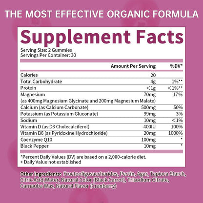 BUNKKA Magnesium Complex 600mg Of Glycinate & Malate Magnesium for Stress Relaxation Muscle & Bone Health Support Nerve Heart Sleep Health