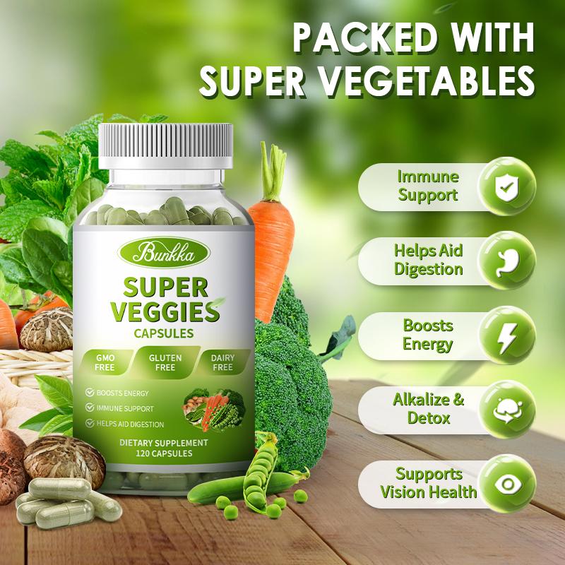 Super Veggies Capsules Dietary Supplement For Immune Support