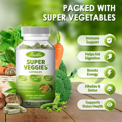 Super Veggies Capsules Dietary Supplement For Immune Support