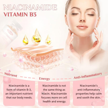 Nicotinamide Vitamin B3 Coenzyme Q10 Capsules