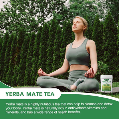 Herbal Hermit Yerba Mate Tea Natural Organic Yerba Matte Rich in Chlorophyll, Antioxidants and Vitamins